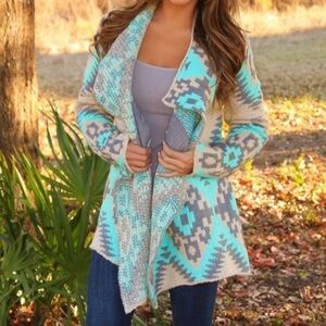 Boho cardigan wrap